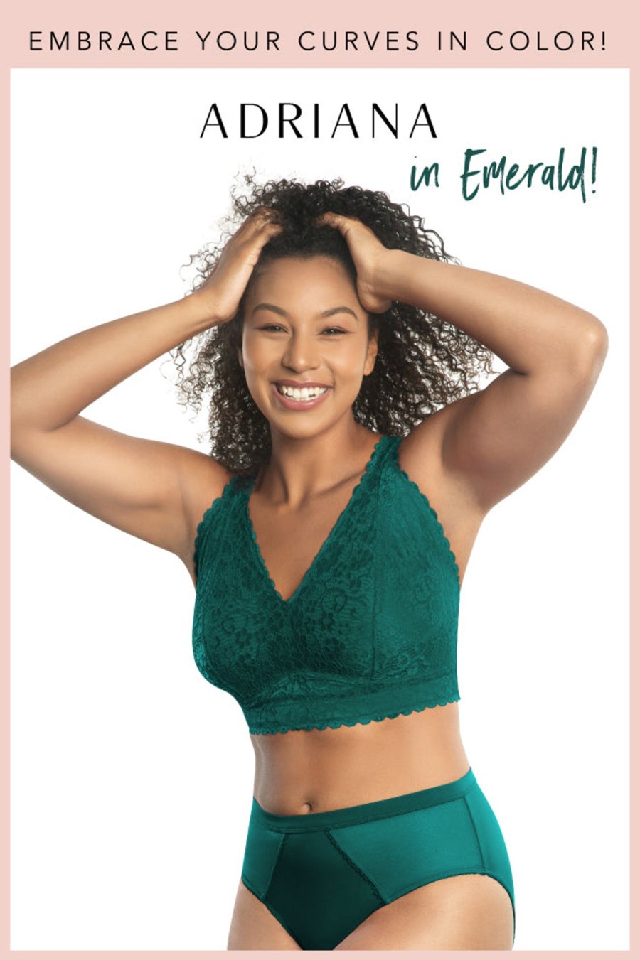 Lingerie & Intimates Sheer-essentials Bralettes | Adriana Lace Bralette - Emerald