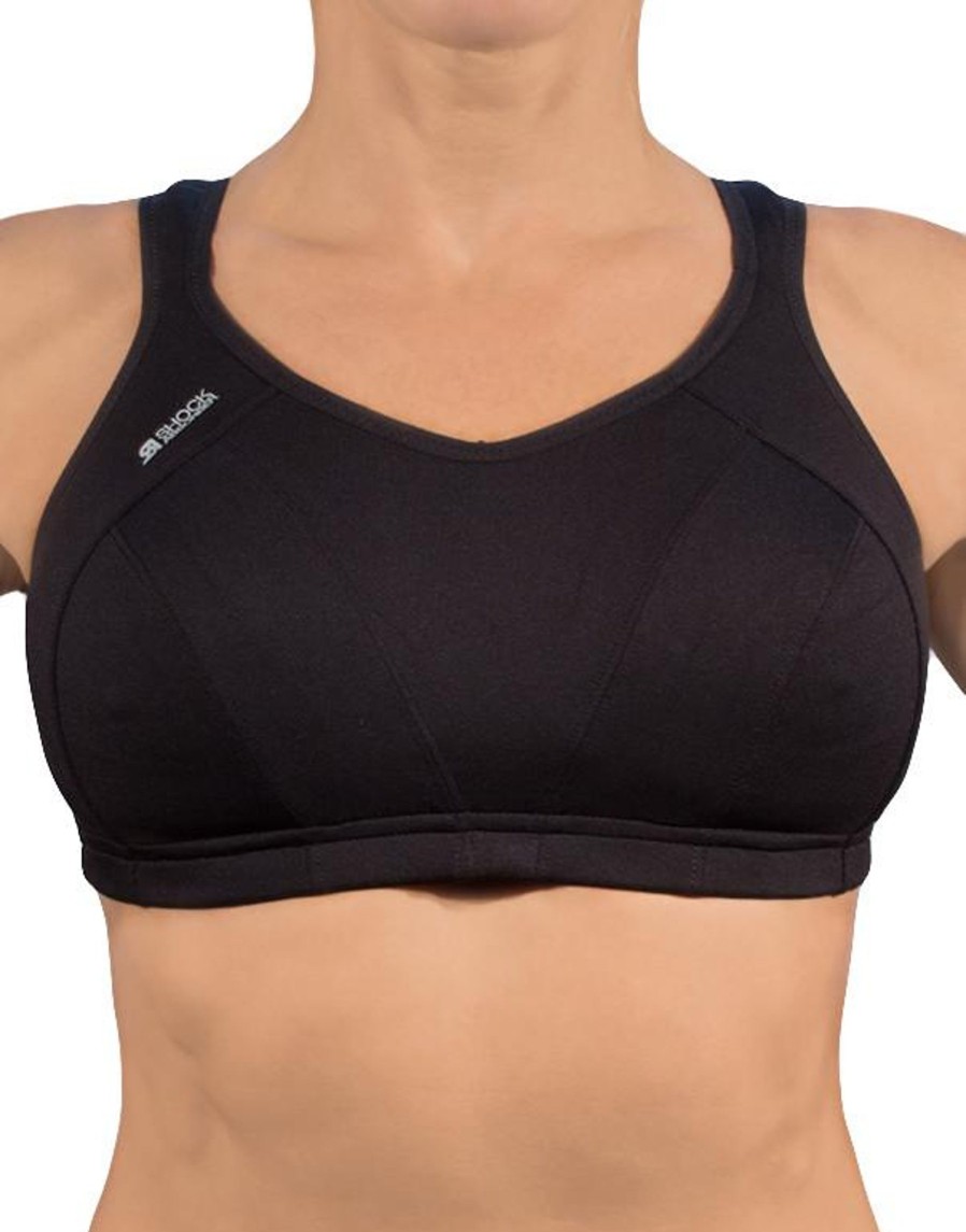 Lingerie & Intimates Sheer-essentials Sports Bra | Active Multisport Bra-Black