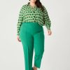 Clothing Sheer-essentials Plus Size | High Waist Pin Tuck Pants