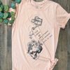 Clothing Sheer-essentials Plus Size | Darkest Parts Of You Vintage Peach Graphic Tee - Size 3 X