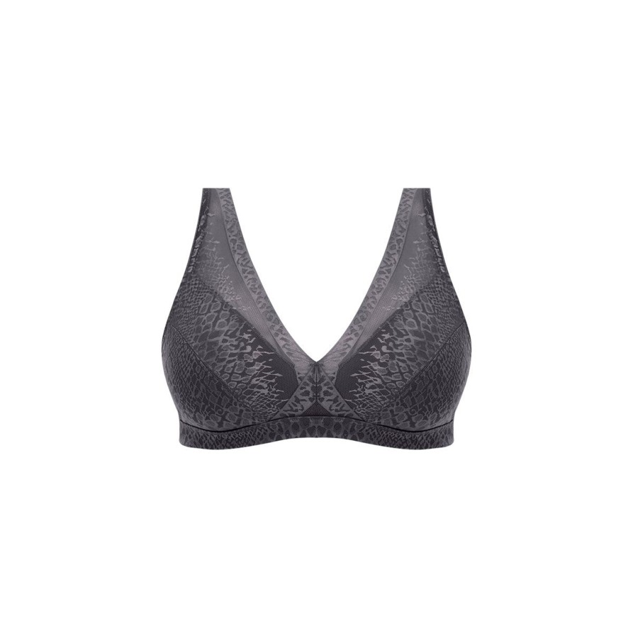 Lingerie & Intimates Sheer-essentials Bralettes | Fantasie Envisage Bralette - Slate