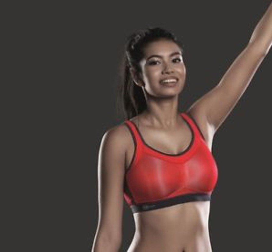 Lingerie & Intimates Sheer-essentials Sports Bra | Wire Free Momentum Sports Bra - Red