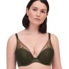 Lingerie & Intimates Sheer-essentials Plunge | Maddie Plunge T-Shirt Bra - Khaki