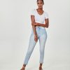 Clothing Sheer-essentials Plus Size | Alexa High - Rise Skinny Jeans - Silver Lake