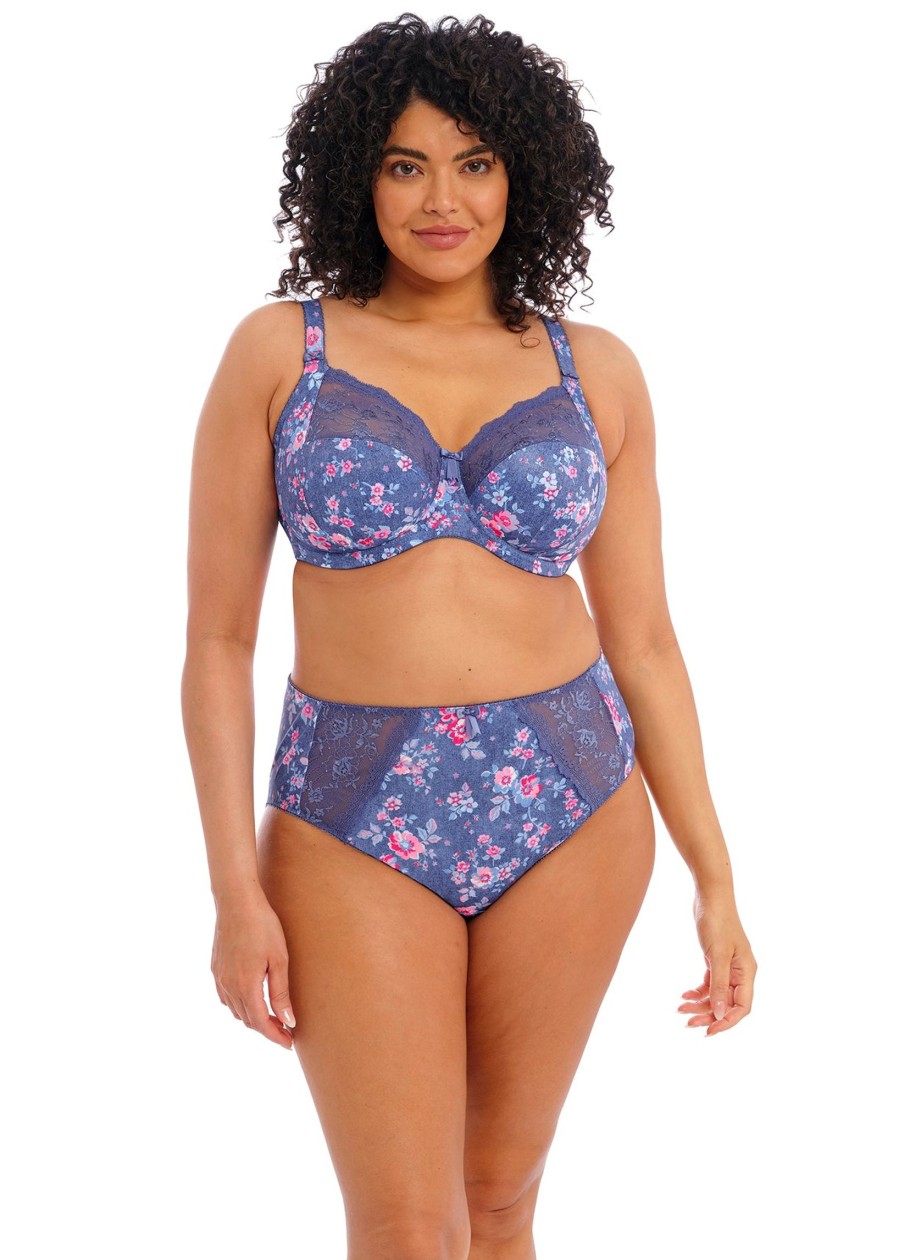 Lingerie & Intimates Sheer-essentials Plus Size | Elomi Morgan Underwire Bra - Denim Floral