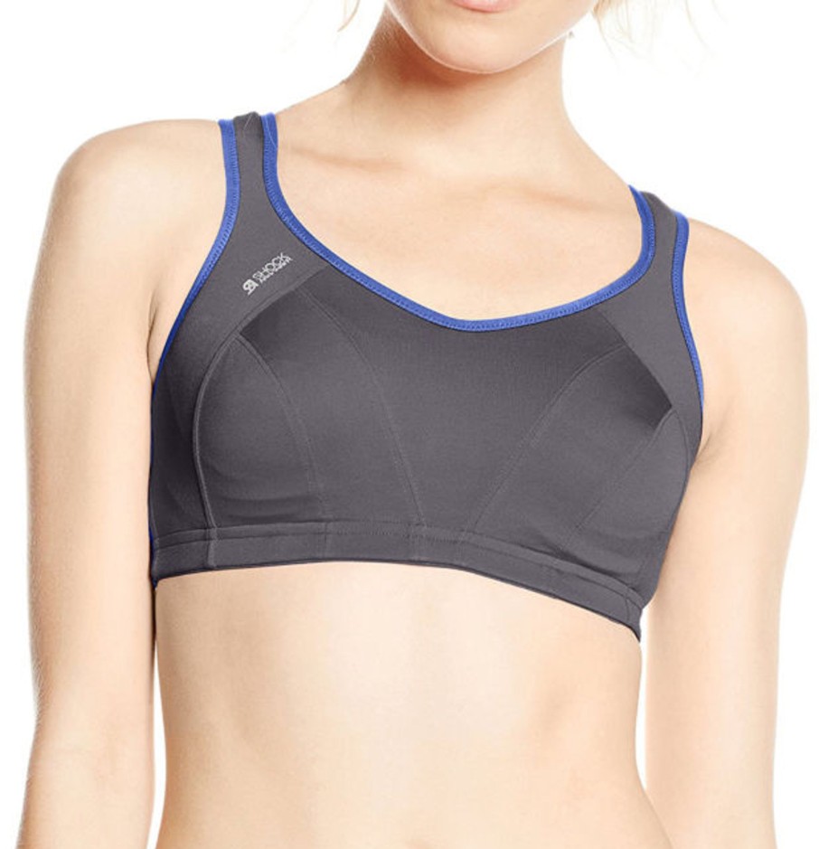 Lingerie & Intimates Sheer-essentials Sports Bra | Active Multisport Bra- Dark Grey