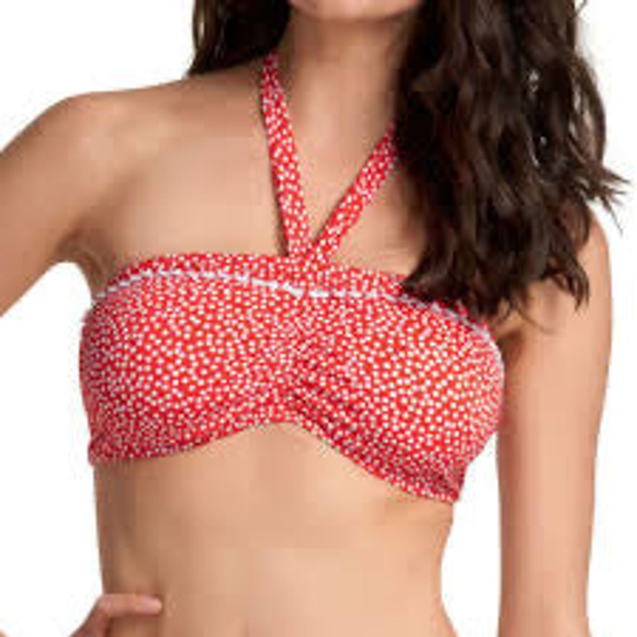 Swimwear Sheer-essentials Bandeau | Calamity Bandeau Bikini Top - Size F 32