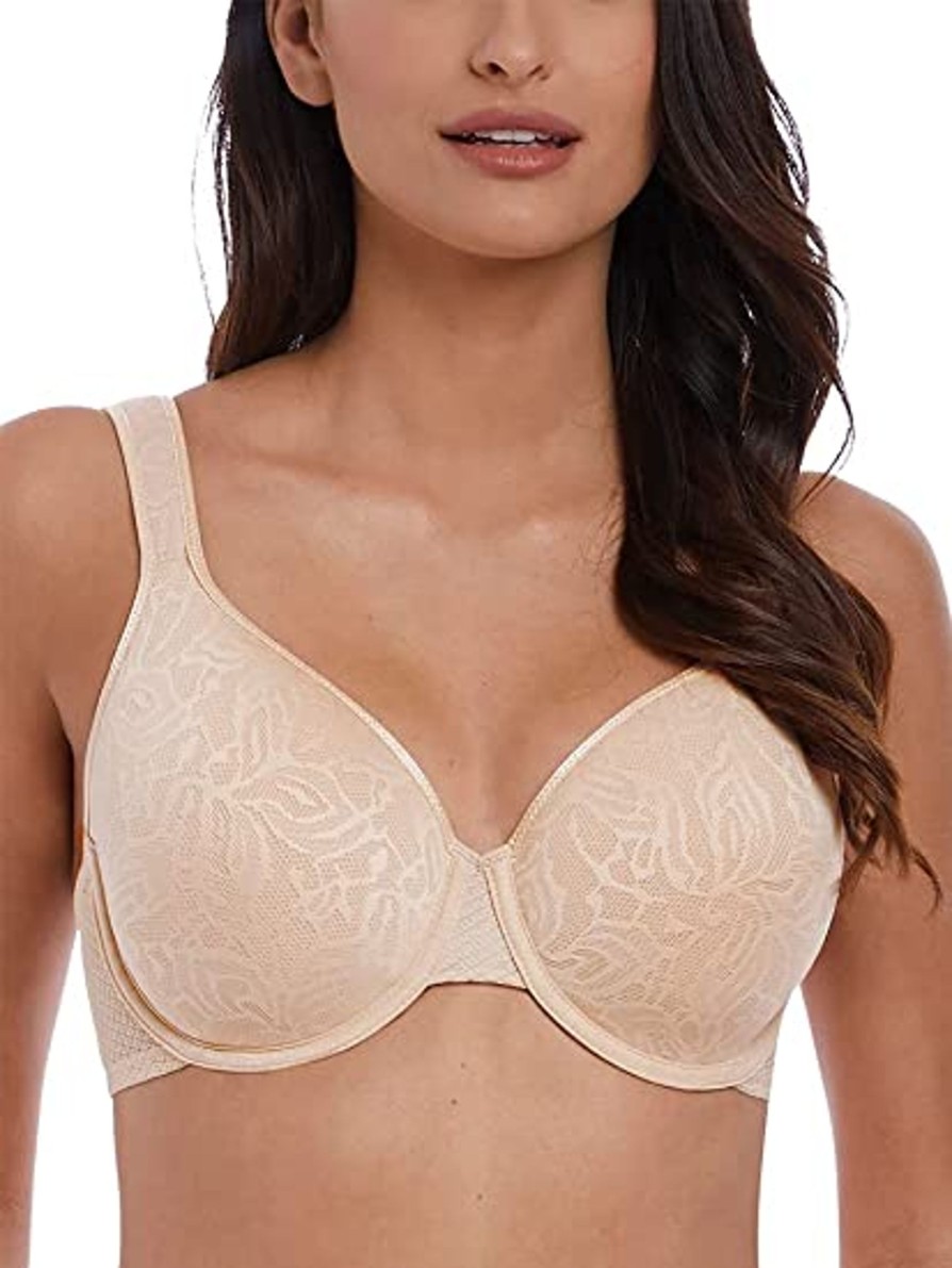 Lingerie & Intimates Sheer-essentials T-Shirt Bras | Wacoal Awareness Contour Bra - Size F 34