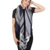 Clothing Sheer-essentials Vests, Wraps & Ponchos | Plaid Blanket Scarf