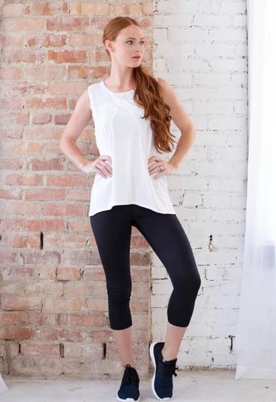 Clothing Sheer-essentials Capris | You Don'T Know Squat Active Crop Legging