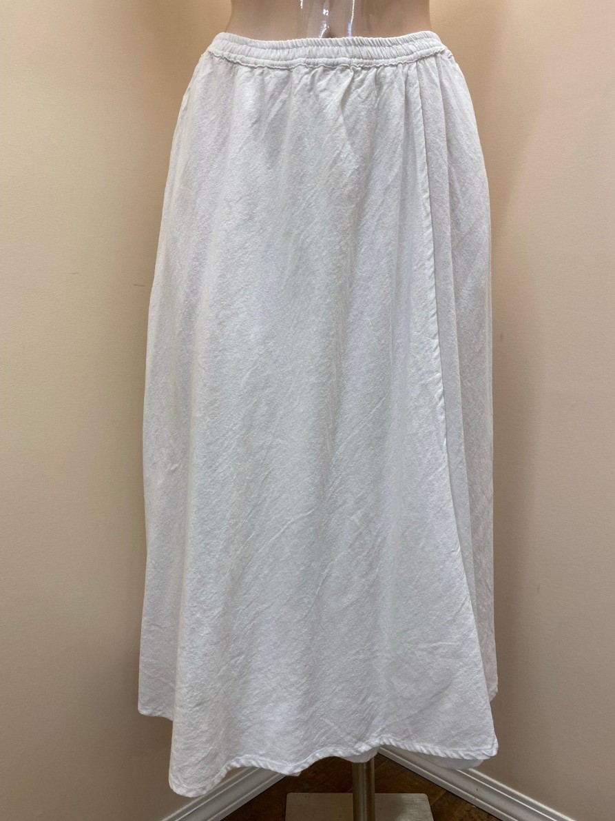 Clothing Sheer-essentials Skirts | Cotton Gauze Relaxed Skirt