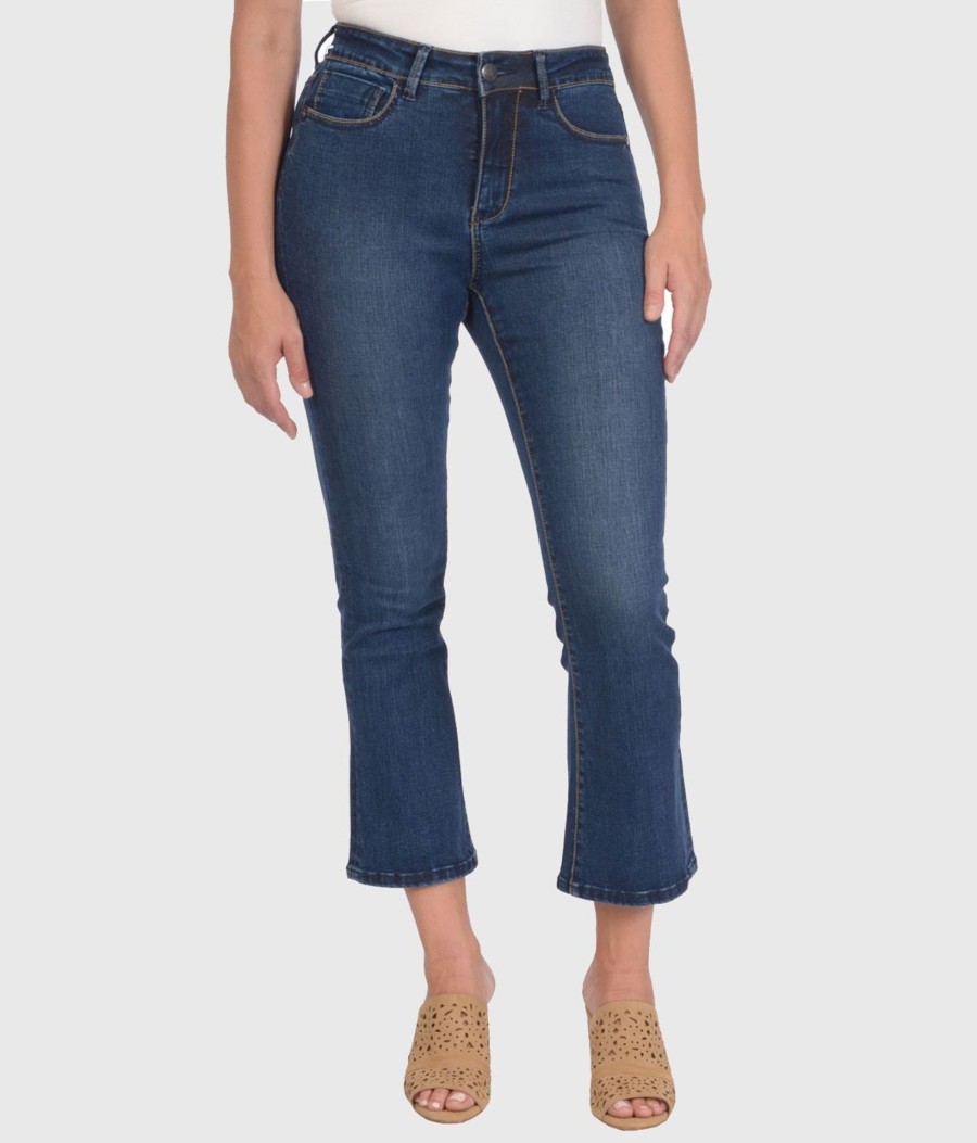 Clothing Sheer-essentials Jeans | Keira Boot Cut Crop