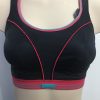 Lingerie & Intimates Sheer-essentials Racer Back | Ultimate Run Bra- Black/Red - Dd 32