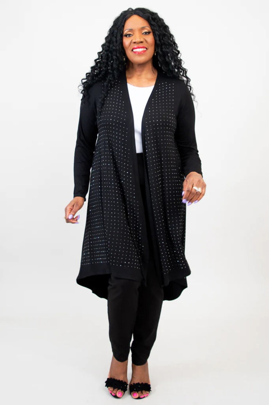 Clothing Sheer-essentials Plus Size | Priscilla Bamboo Jacket