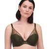 Lingerie & Intimates Sheer-essentials T-Shirt Bras | Maddie Plunge T-Shirt Bra - Khaki