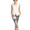 Clothing Sheer-essentials Capris | Floral Blossom Stretch Cotton Blend Pants - Size Large