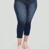 Clothing Sheer-essentials Plus Size | Dex High Rise Skinny Crop