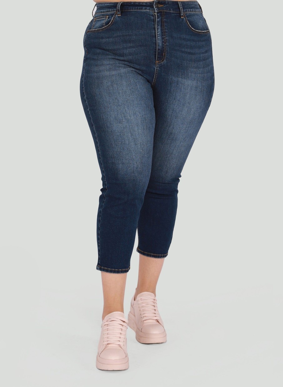 Clothing Sheer-essentials Plus Size | Dex High Rise Skinny Crop