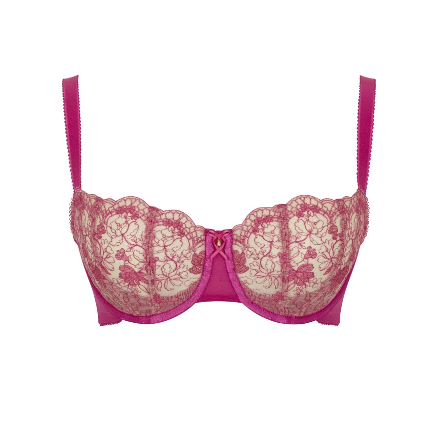 Lingerie & Intimates Sheer-essentials Balconettes | Daphne Half Cup Underwire Bra