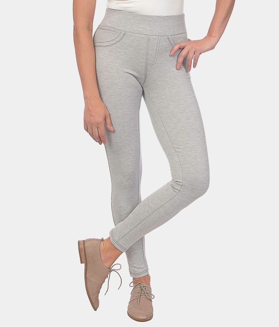 Clothing Sheer-essentials Pants | Anna Mid Rise Ponte Pant