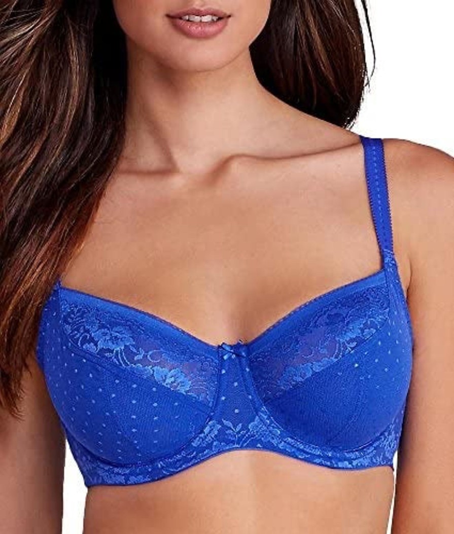 Lingerie & Intimates Sheer-essentials Balconettes | Final Sale Olivia Balconnet - Cobalt