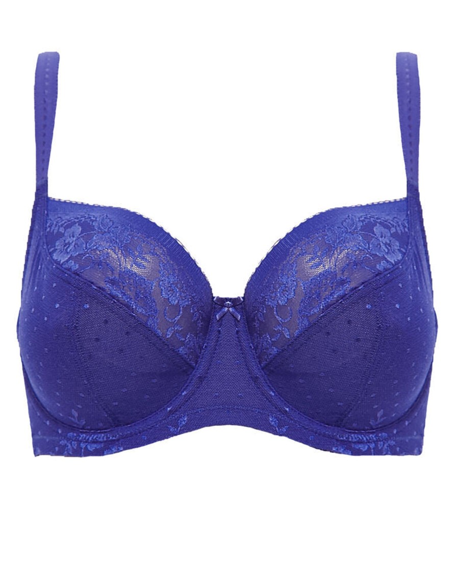 Lingerie & Intimates Sheer-essentials Balconettes | Final Sale Olivia Balconnet - Cobalt