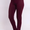 Clothing Sheer-essentials Pants | Nadia Pant Petite - Burgundy - Size 1 X