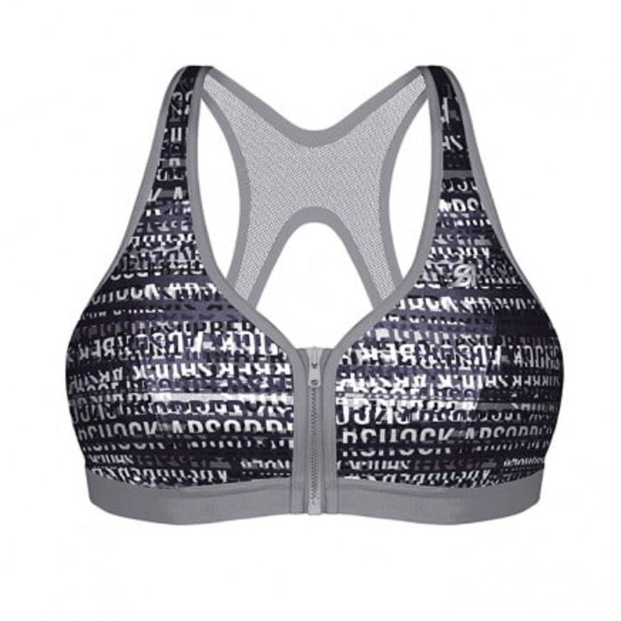 Lingerie & Intimates Sheer-essentials Front Closure | Shock Absorber Active Zipped Plunge - Printed