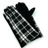 Accessories Sheer-essentials Gloves & Scarfs | B&W Plaid Touch Screen Gloves