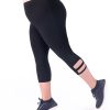 Clothing Sheer-essentials Active Wear | Carmen Cutout Capri Leggings