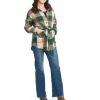 Clothing Sheer-essentials Jackets | Belted Plaid Jacket - Size X-Large