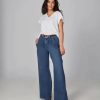 Clothing Sheer-essentials Jeans | Milan High Rise Wide Leg Jeans