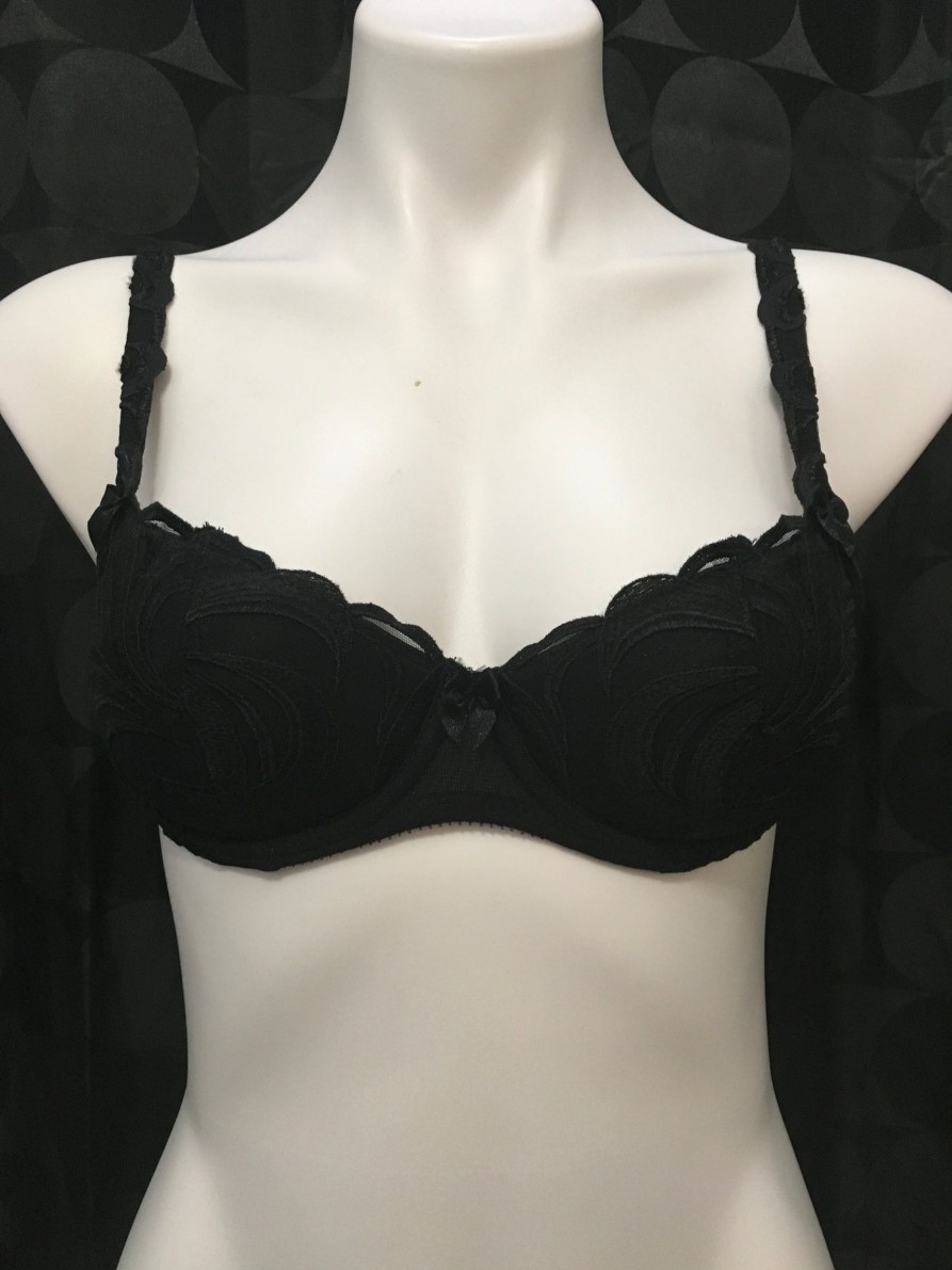 Lingerie & Intimates Sheer-essentials Balconettes | Final Sale Change Black Padded Bra