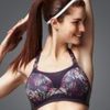 Lingerie & Intimates Sheer-essentials Racer Back | Triaction Magic Motion Sports Bra - Printed