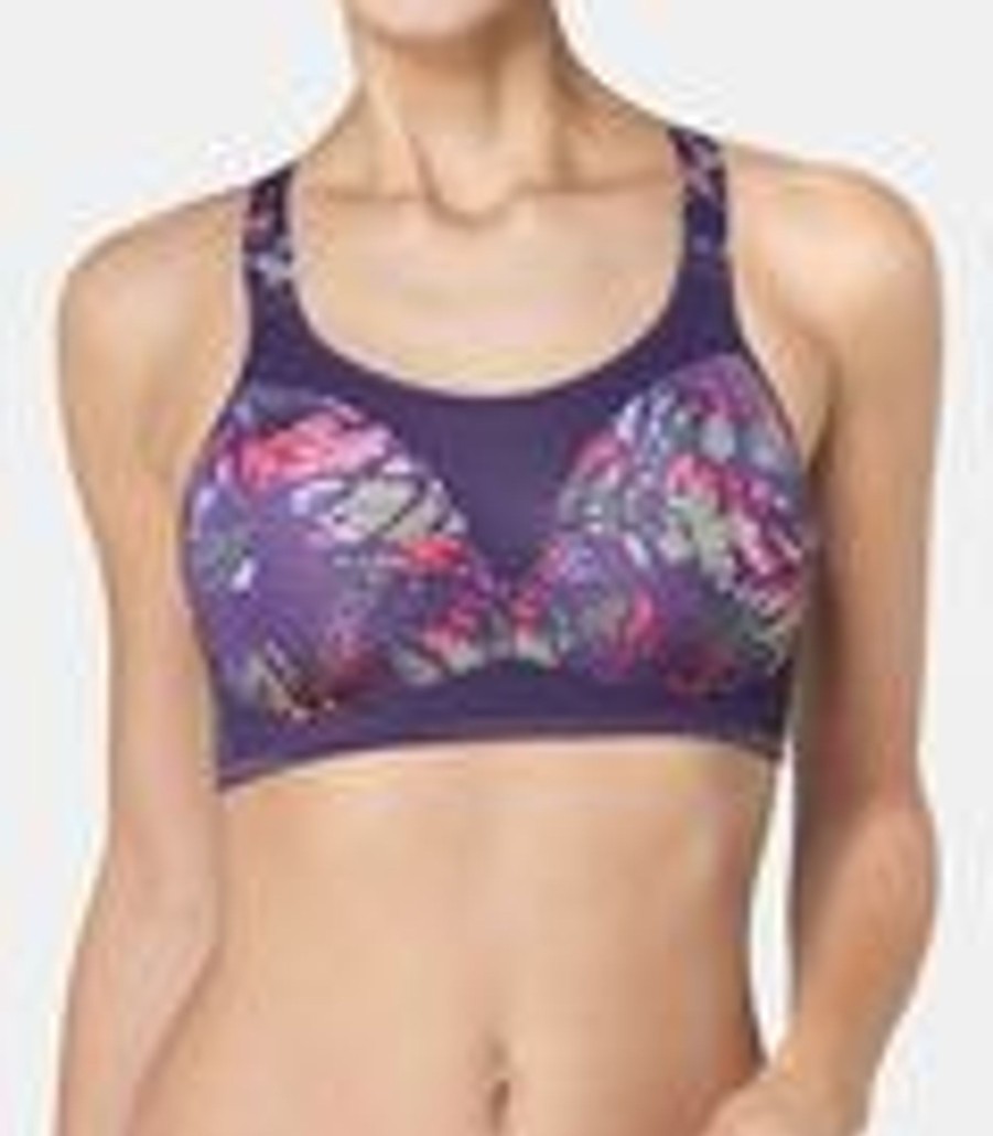 Lingerie & Intimates Sheer-essentials Racer Back | Triaction Magic Motion Sports Bra - Printed