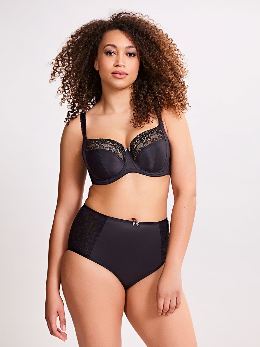 Lingerie & Intimates Sheer-essentials Balconettes | Sculptresse Chi Chi Balconnet - Black - Size Hh 44