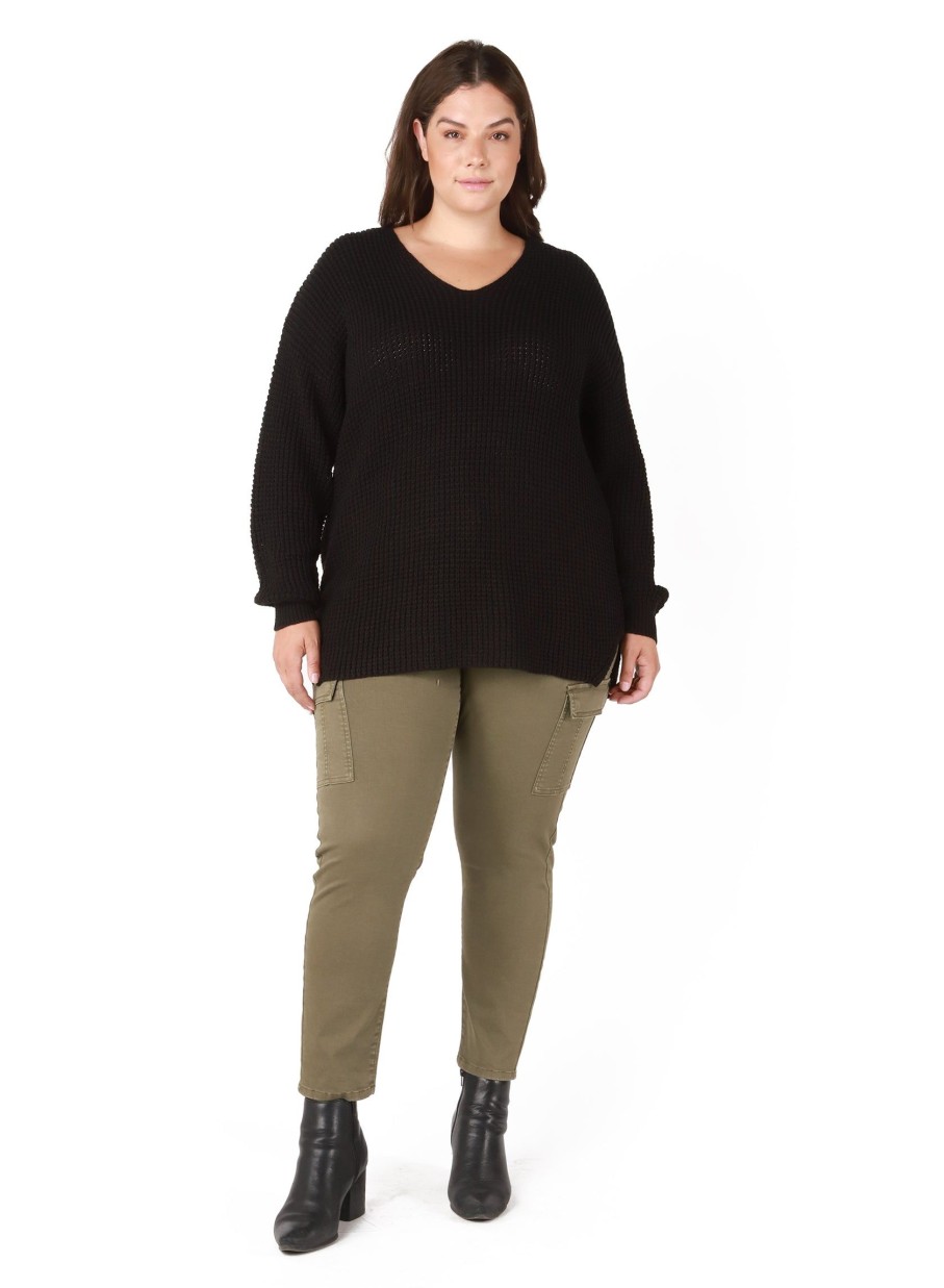 Clothing Sheer-essentials Plus Size | Dex High Waist Straight Cargo