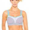 Lingerie & Intimates Sheer-essentials Racer Back | Pauline Sports Bra - Silver/Teal