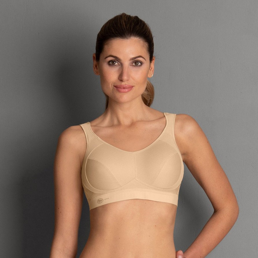 Lingerie & Intimates Sheer-essentials Sports Bra | Anita Extreme Control Sports Bra - Desert