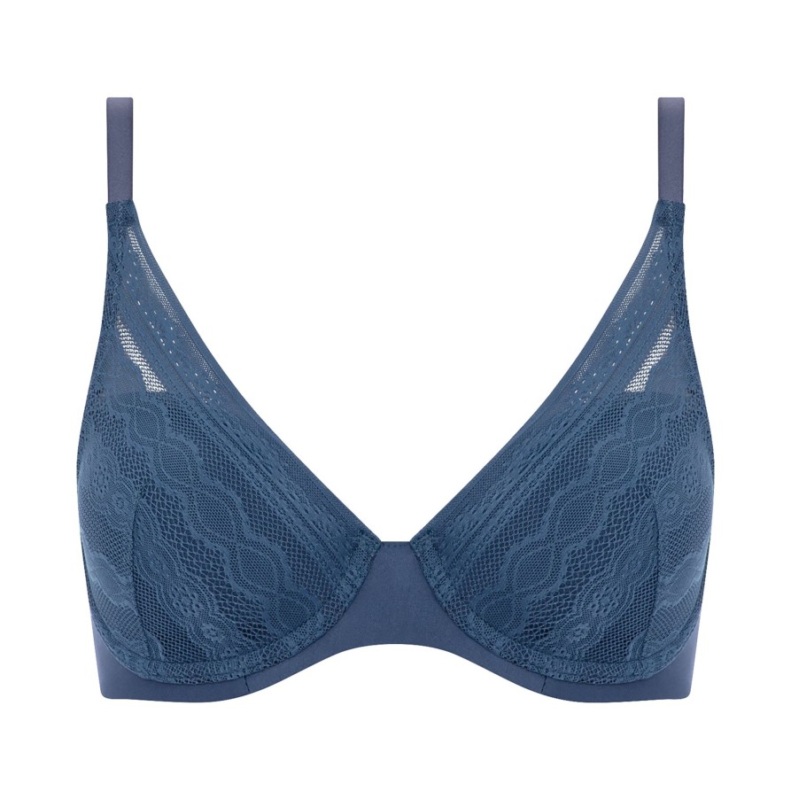 Lingerie & Intimates Sheer-essentials Underwire | Femilet Kristen Memory Foam T-Shirt Bra - Ceramic