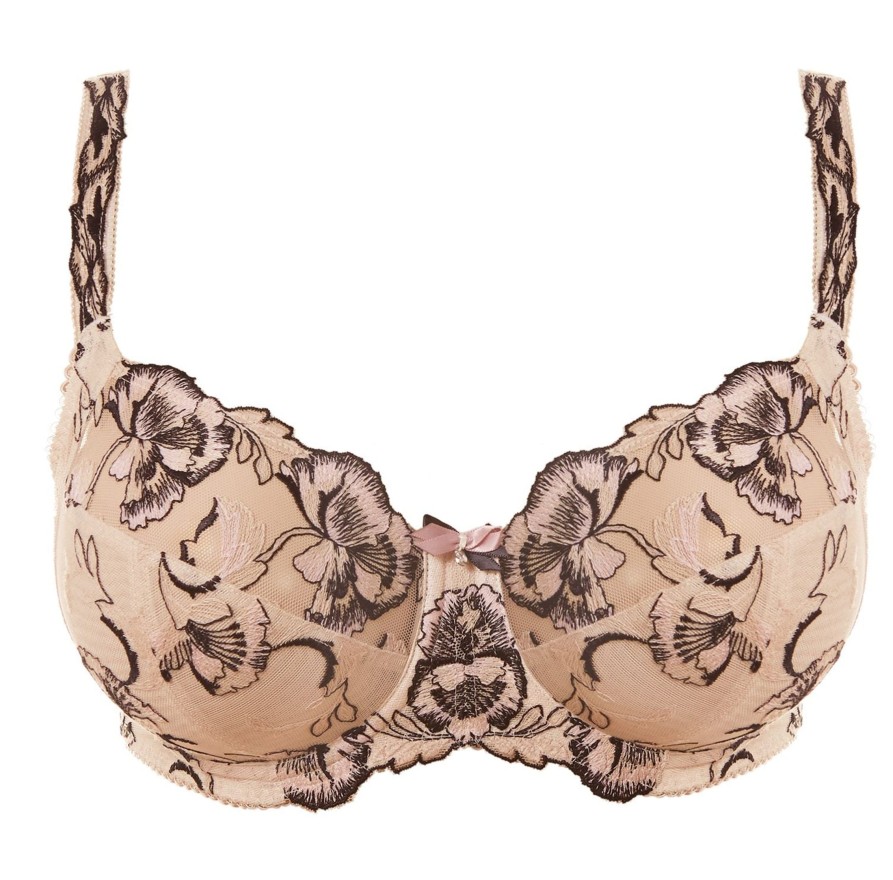 Lingerie & Intimates Sheer-essentials Underwire | Angelina Uw Bra - Cafe Au Lait