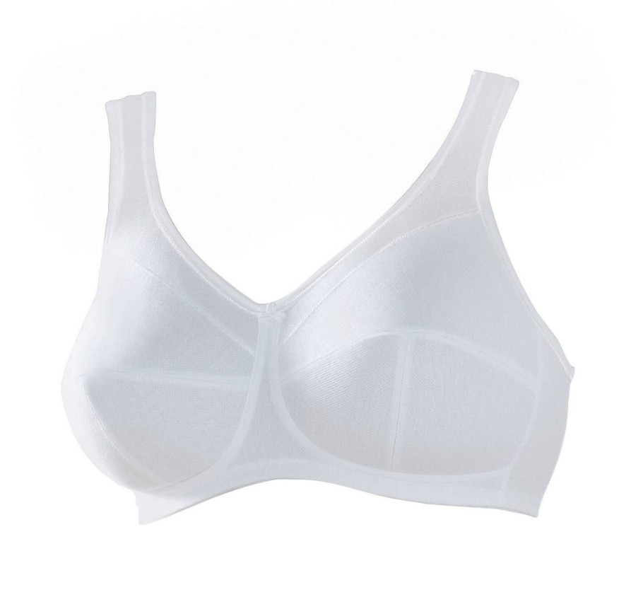 Lingerie & Intimates Sheer-essentials Plus Size | Jana Comfort Bra - White