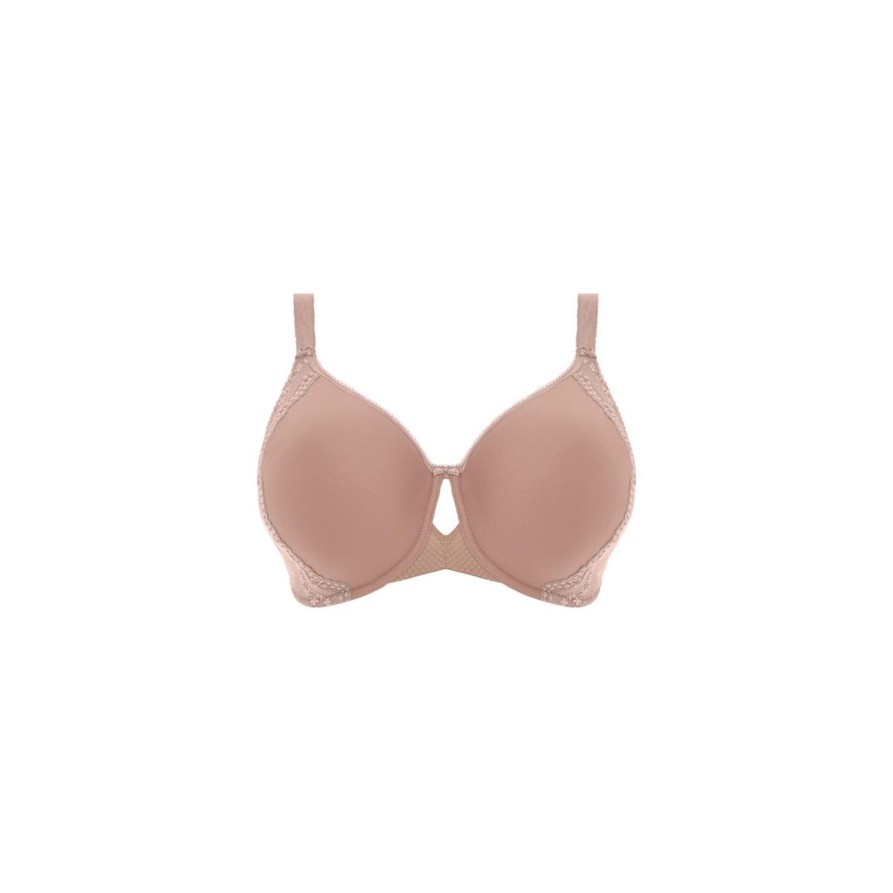 Lingerie & Intimates Sheer-essentials T-Shirt Bras | Elomi Charley Bandless Spacer Bra - Fawn